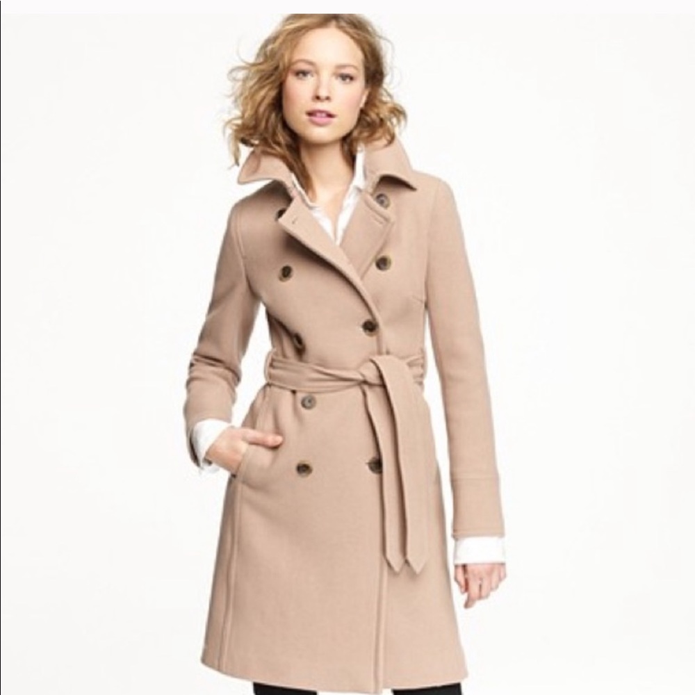 J Crew Stadium Belted Coat